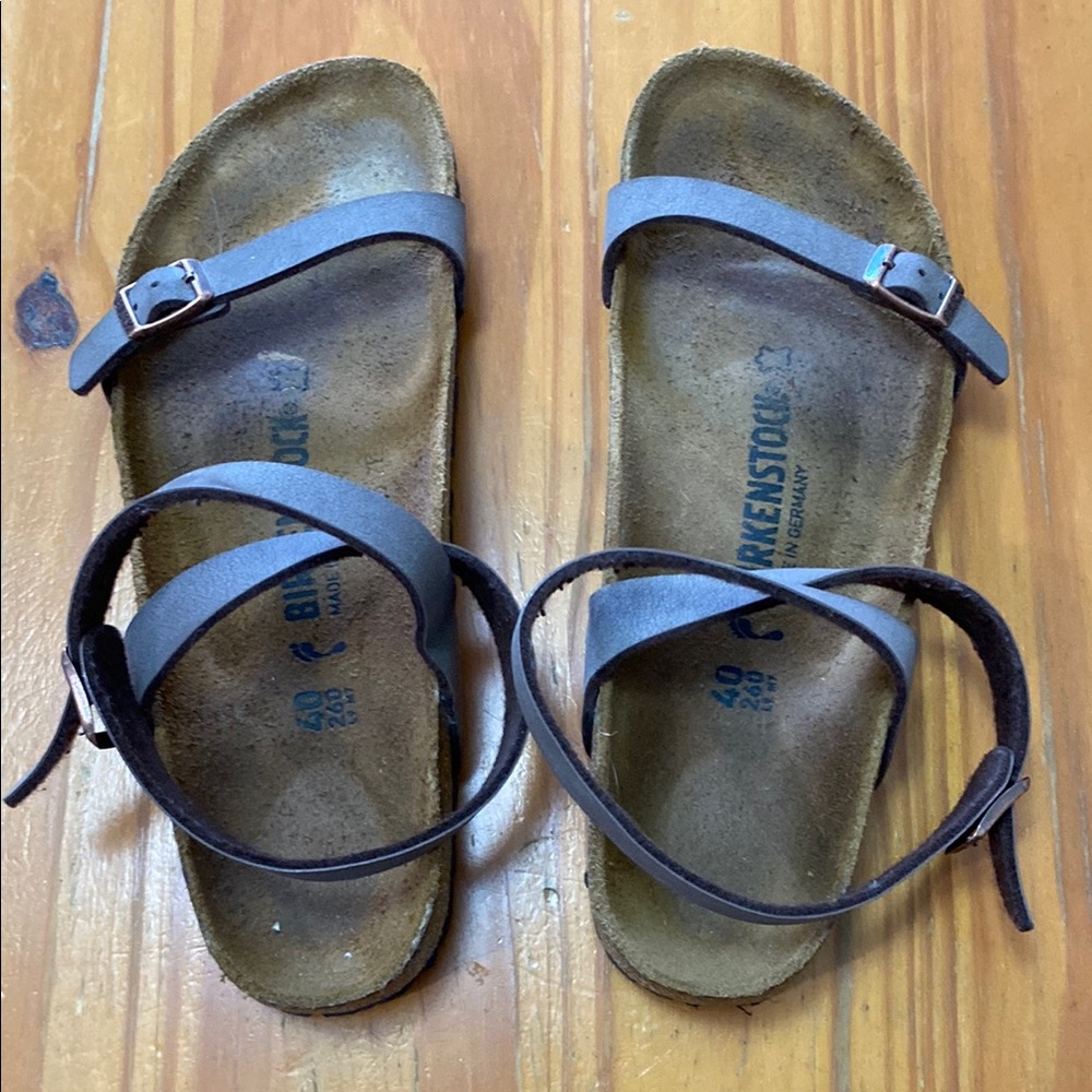 Birkenstock Brown Strappy Sandals